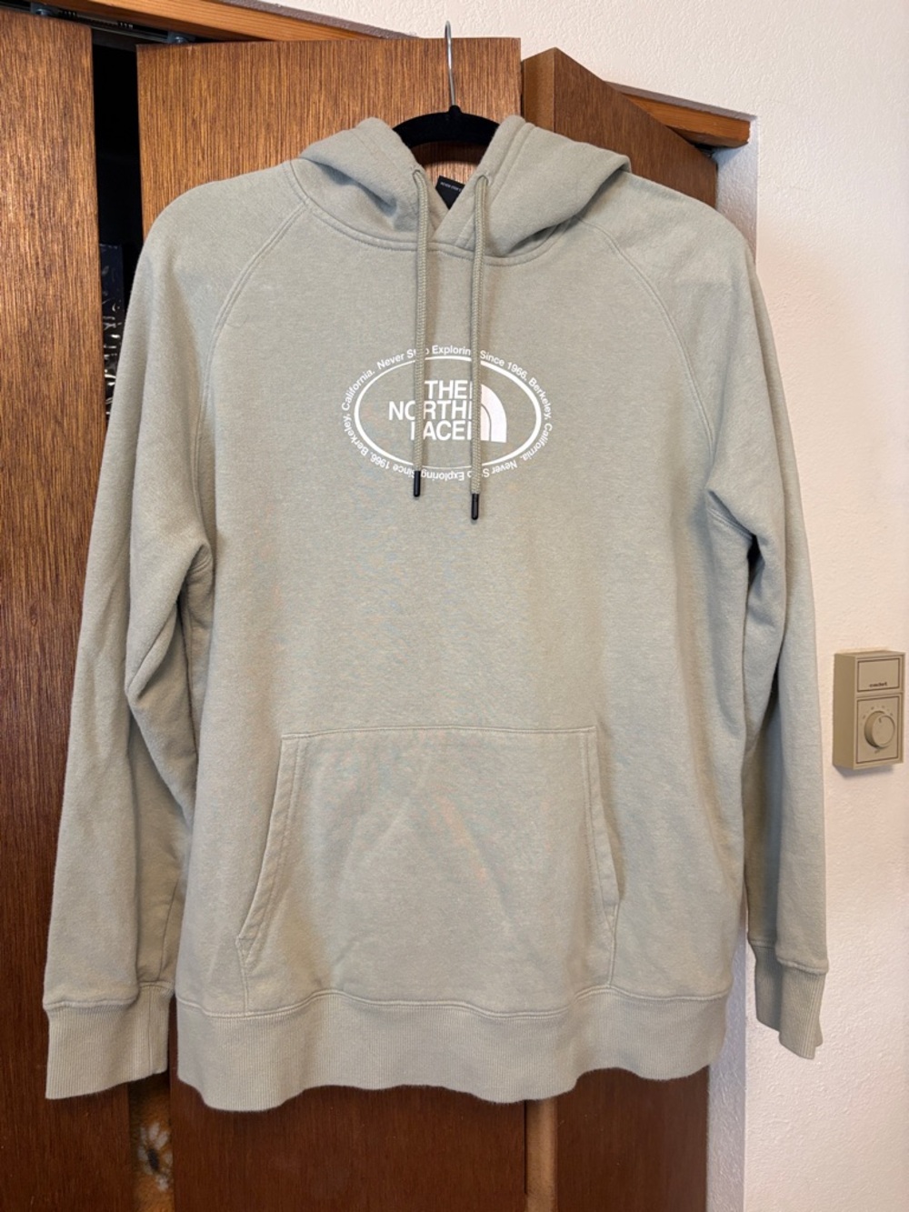 The North Face Women’s Sage Green Logo Crewneck Hoodie